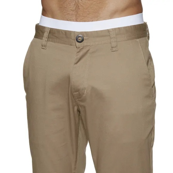 Volcom - Frickin Modern Straight Pant - Khaki - 30 - Picture 2 of 10